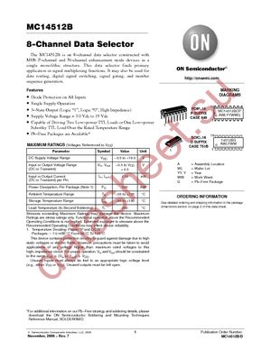 MC14512BD datasheet  